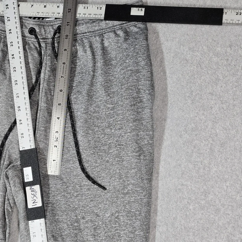 American Eagle Men Activewear Pants M Gray Jogger Fleece Pockets 25
